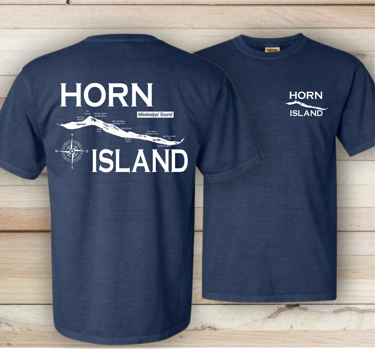 Horn Island Comfort Color Short Sleeve Cotton T-Shirt - 9 COLORS! 