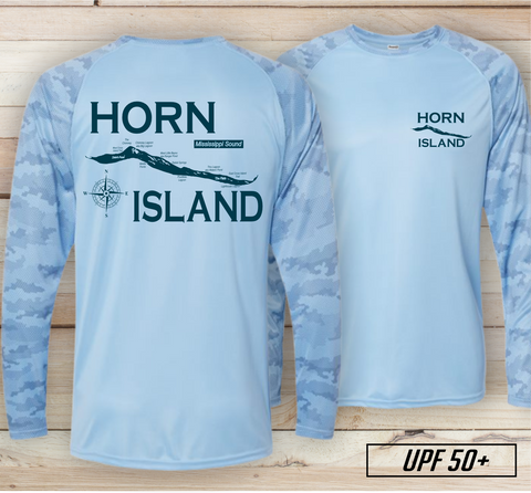 Horn Island UPF50+ Dri-Fit Sun Shirt - Cayman Sleeves - NEW