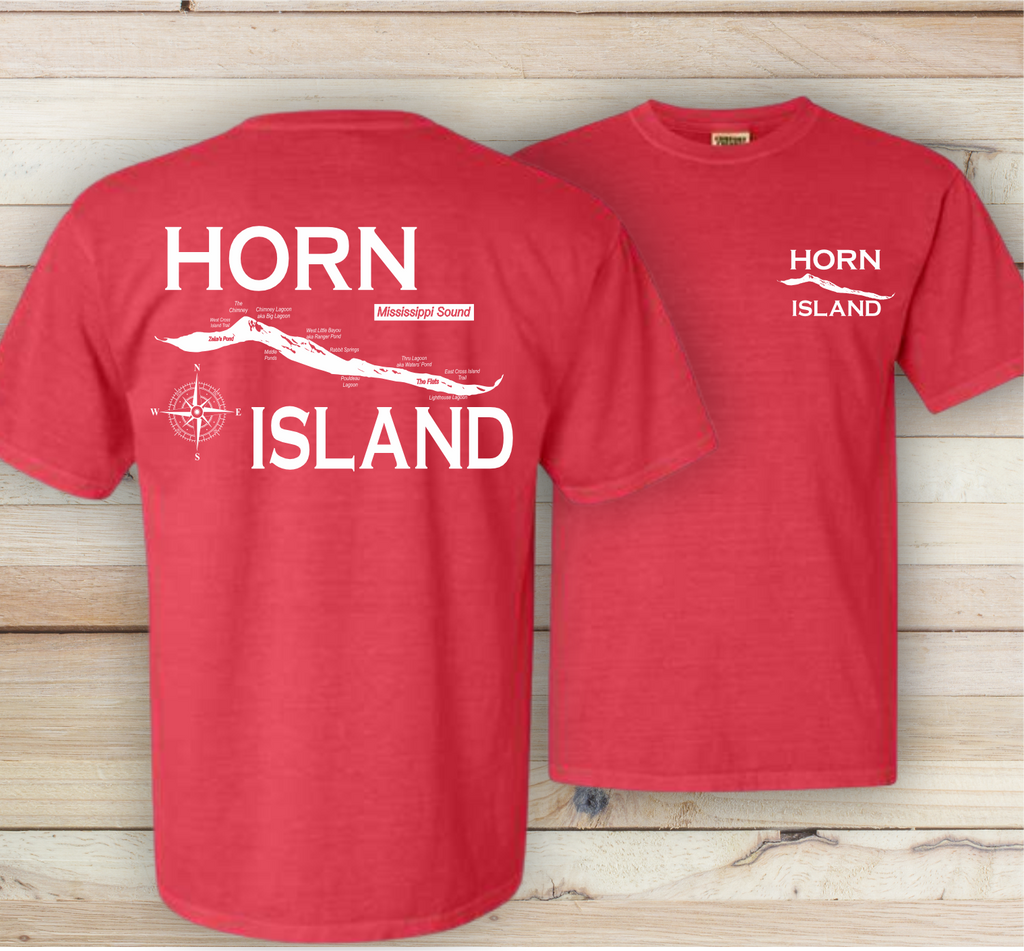 Horn Island Comfort Color Short Sleeve Cotton T-Shirt - 9 COLORS! - – MS  Island Tees